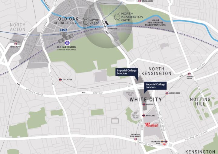 17- North Kensington Gate Ulaşım Haritası