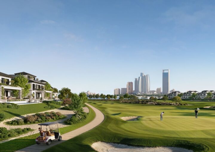 Hudayriyat Golf Estates golf sahası manzarası