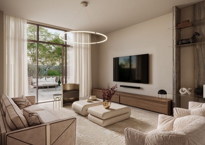 Wadeem Gardens villa oturma odası