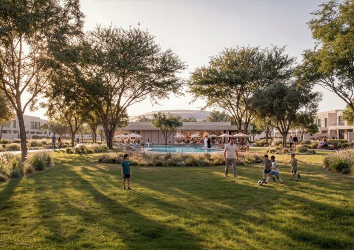 Wadeem Gardens içindeki park alanı